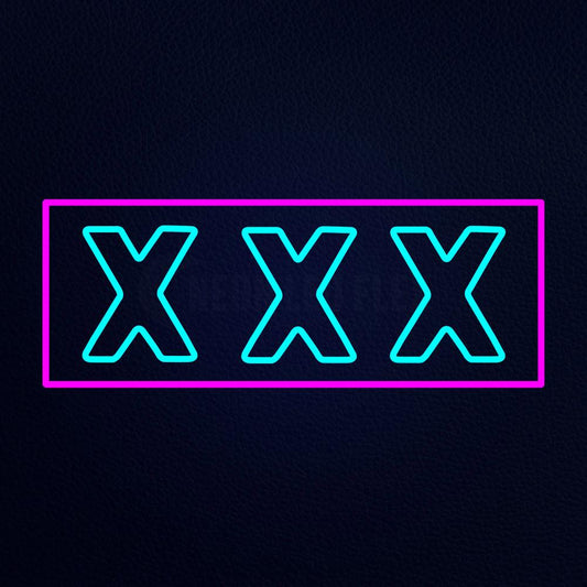 Xxx Neon Flex Sign