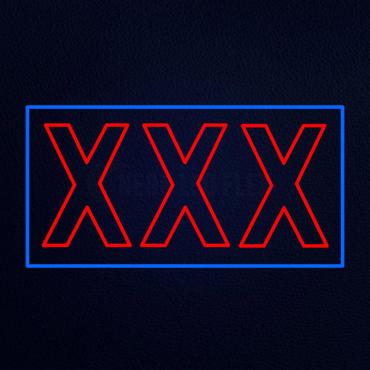 Xxx Neon Flex Sign