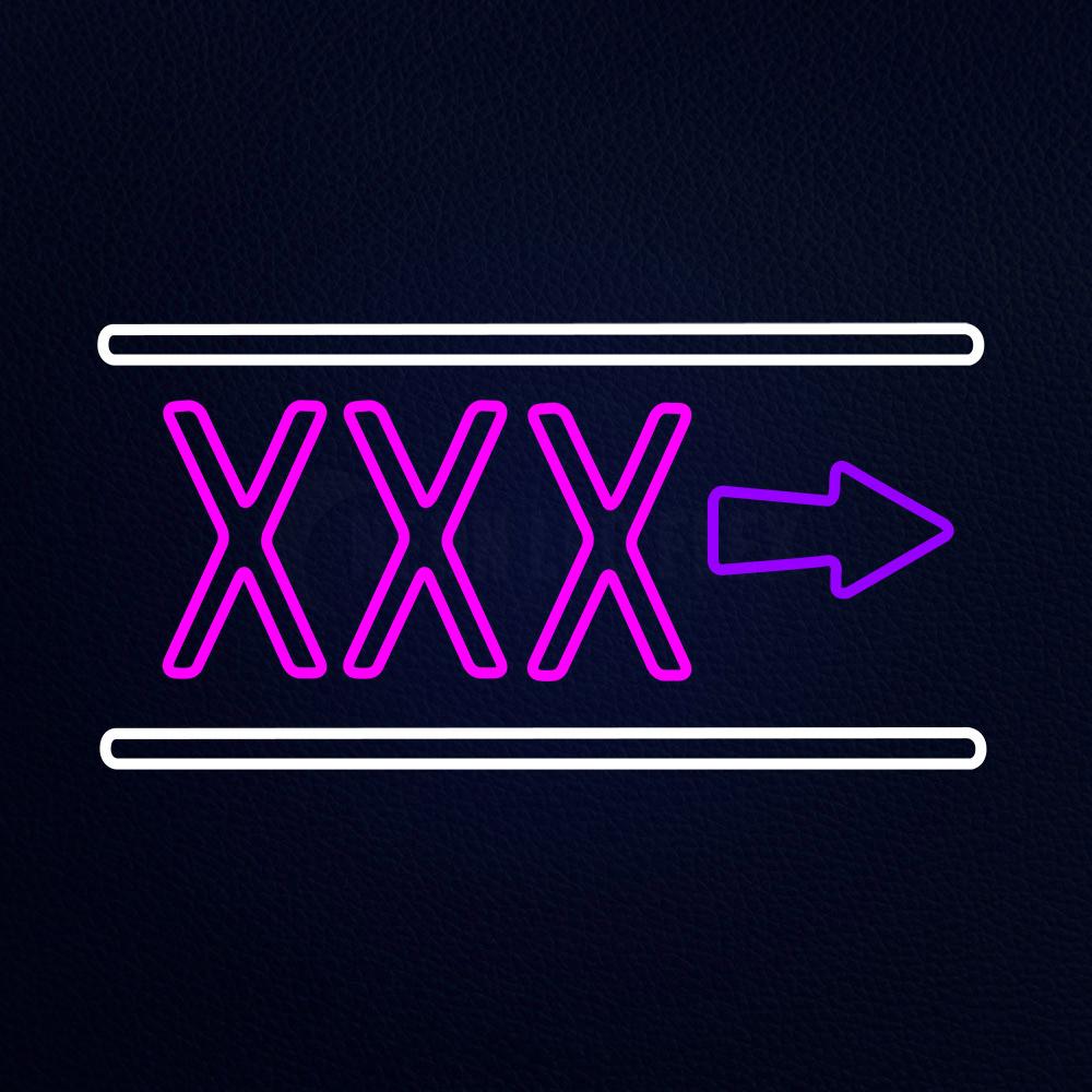 Xxx Neon Flex Sign