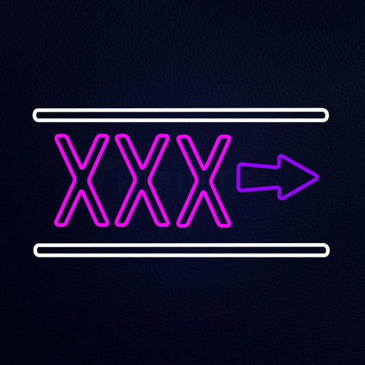 Xxx Neon Flex Sign