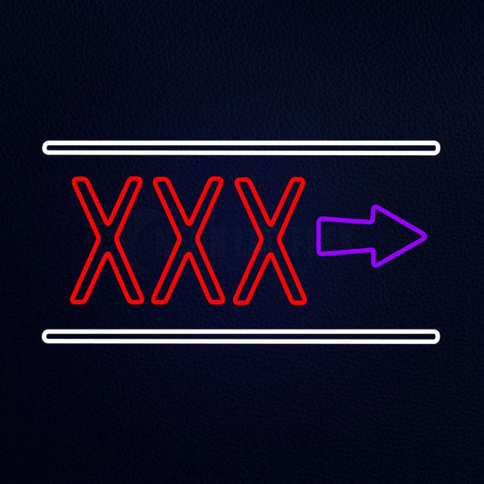 Xxx Neon Flex Sign