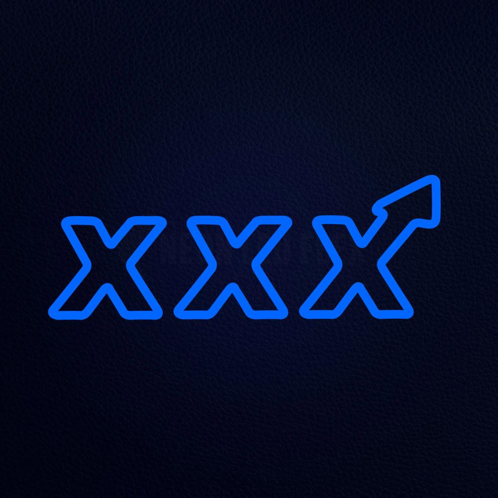 Xxx With Arrow Neon Flex Sign