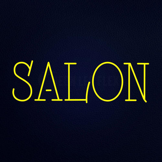 Yello Salon Neon Flex Sign