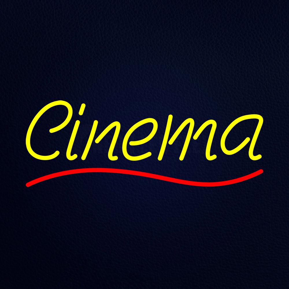 Yellow Cinema Neon Flex Sign